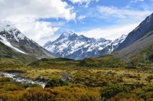 Aoraki Mountain in Neuseeland