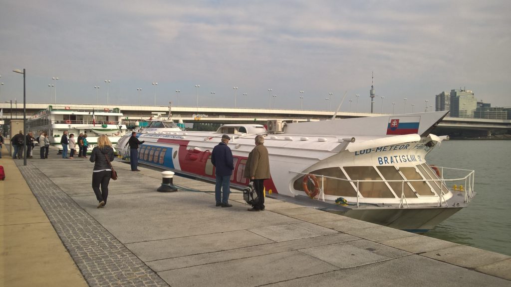 Tragflügelboot Wien - Bratislava